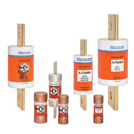 Mersen UL Class Fuse, J Class, AJT Series, Time-Delay, 200A, 600V AC, Indicating AJT200EI