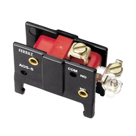 Mersen Fuse Switch, 1 to 4A Amp Range, 250V AC Volt Rating, Quick Connect AOS-S