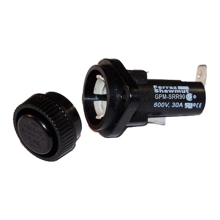 Mersen Fuse Holders, 1 Poles, 600V AC/DC Volt Rating GPM-SRR