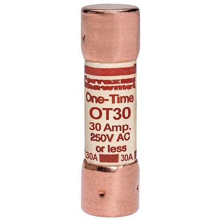 Mersen UL Class Fuse, K5 Class, OT Series, Fast-Acting, 30A, 250V AC OT30