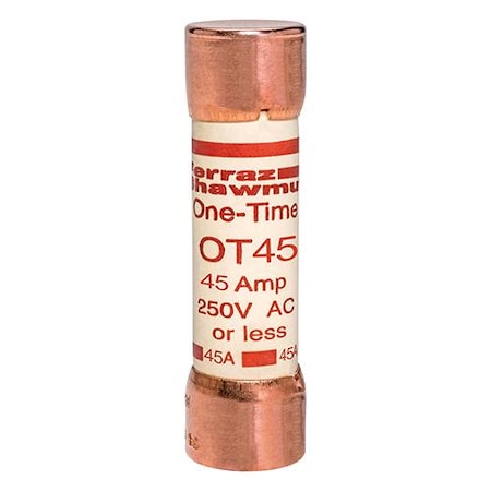 Mersen UL Class Fuse, K5 Class, OT Series, Fast-Acting, 45A, 250V AC OT45