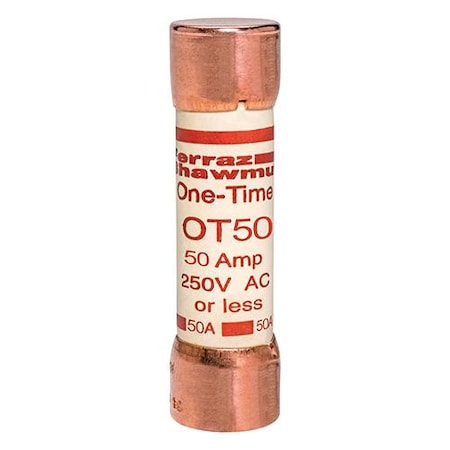 Mersen UL Class Fuse, K5 Class, OT Series, Fast-Acting, 50A, 250V AC OT50