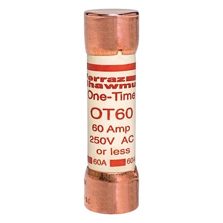 Mersen UL Class Fuse, K5 Class, OT Series, Fast-Acting, 60A, 250V AC OT60