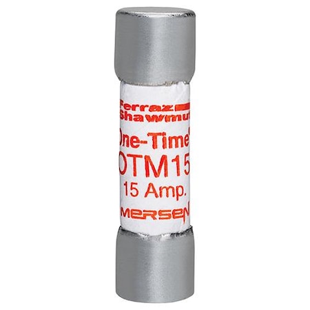 Mersen Midget Fuse, OTM Series, Fast-Acting, 15A, 250V AC, 10kA OTM15