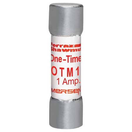 Mersen Midget Fuse, OTM Series, Fast-Acting, 1A, 250V AC, 10kA OTM1