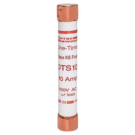 Mersen UL Class Fuse, K5 Class, OTS Series, Fast-Acting, 10A, 600V AC OTS10