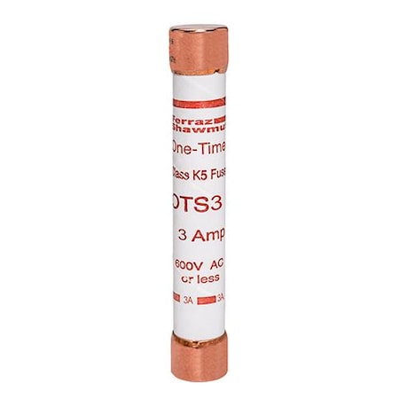 UL Class Fuse K5 Class OTS Series FastActing 3A 600V AC