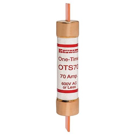 Mersen UL Class Fuse, K5 Class, OTS Series, Fast-Acting, 70A, 600V AC OTS70