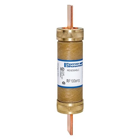 Mersen UL Class Fuse, H Class, RF Series, Fast-Acting, 100A, 250V AC RF100