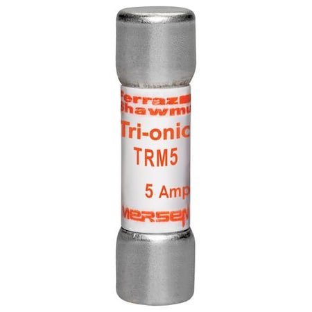 Mersen Midget Fuse, TRM Series, Time-Delay, 5A, 250V AC, 10kA TRM5
