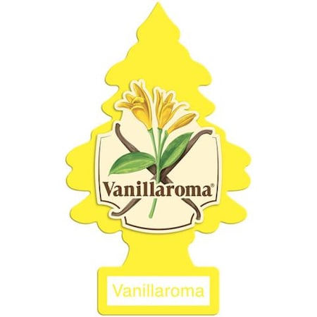 Little Trees Air Freshener, Card w/ String, Yellow, PK3 U3S-32055