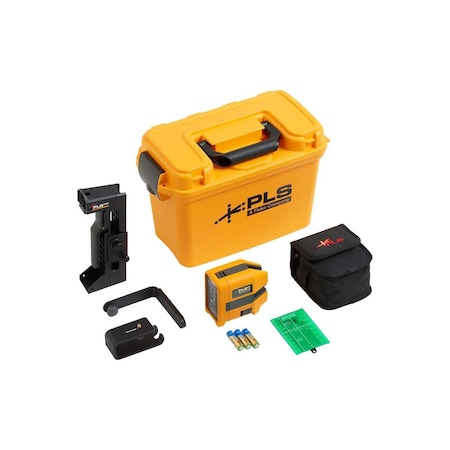 Pls Laser Level, Green, Exterior-Interior PLS 6G RBP KIT