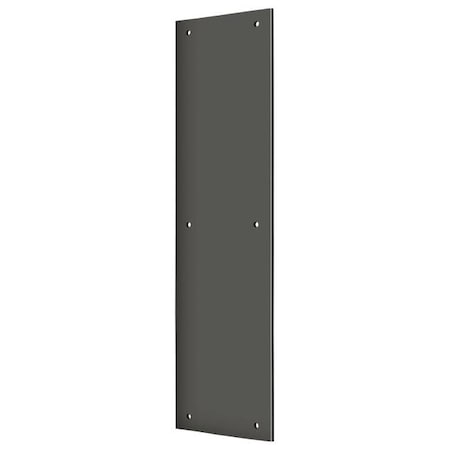 Deltana Push Plate 3-1/2" X 15" Oil Rubbed Bronze PP3515U10B