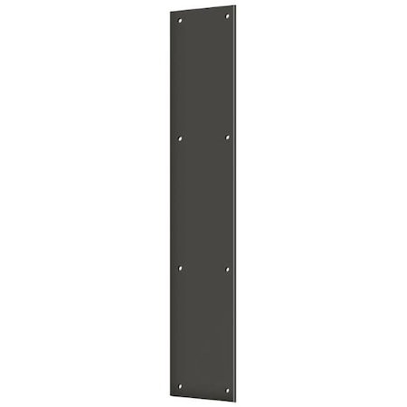 Deltana Push Plate 3-1/2" X 20" Oil Rubbed Bronze PP3520U10B