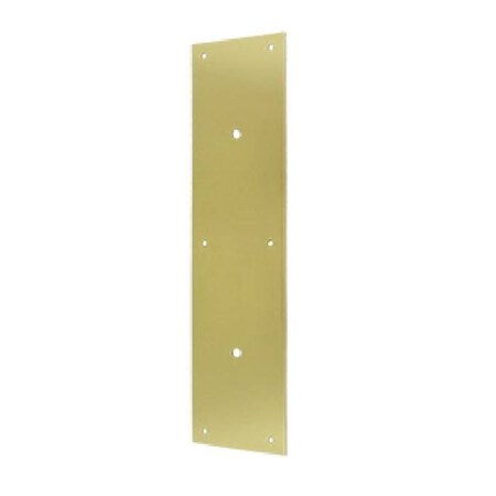 Deltana Push Plate 15" For 8" Door Pull Bright Brass PPH3515U3