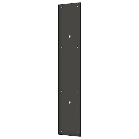 Deltana Push Plate 20" For 10" Door Pull Oil Rubbed Bronze PPH3520U10B