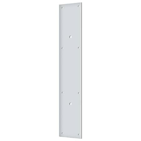 Deltana Push Plate 20" For 10" Door Pull Bright Chrome PPH3520U26