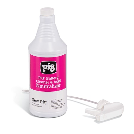 Pig Battery Acid Neutralizer, 32 fl oz, PK12 CLN1002
