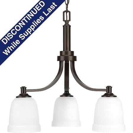Progress Lighting Topsail Three-Light Chandelier P400052-020