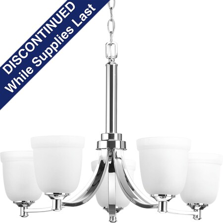 Progress Lighting Topsail Five-Light Chandelier P400053-015
