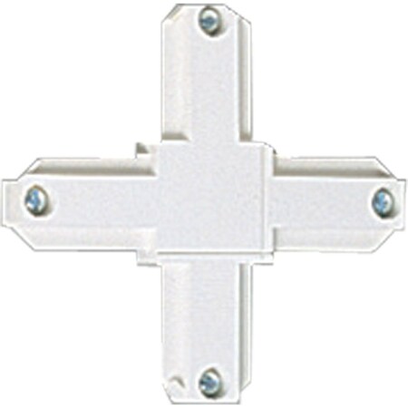Progress Lighting Track Accessories Cross Connector, White P8723-28