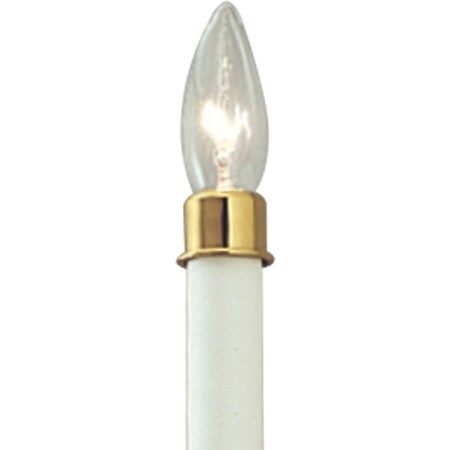 Progress Lighting Polished Solid Brass Candle-Cap Accessory for Chandeliers P8788-10