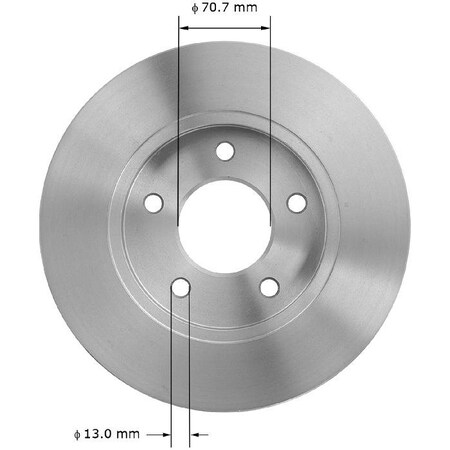 Bendix Disc Brake Rotor, PRT1908FC PRT1908FC