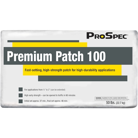 Prospec Premium Patch, 50 lb, Bag 120970 | Zoro