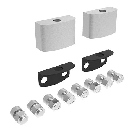 Nvent Hoffman Hinge Kit, fits P-SF_Frames, Lt Gray, Steel 170-Degree PSF170K