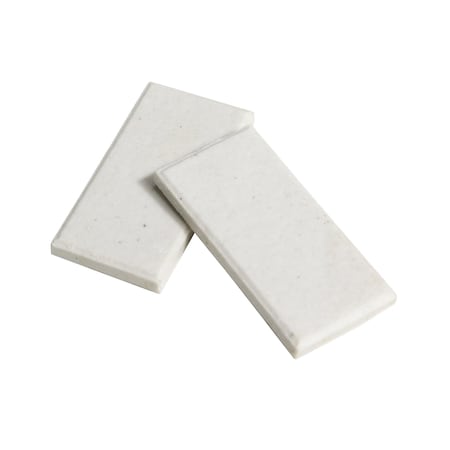 United Scientific Streak Plates, 1" x 2", White, PK10 PSP001-W-PK/10