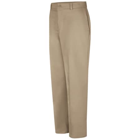 Red Kap Men's Cotton Work Pant, 36 in, Khaki, Cotton PC20KH 36 34