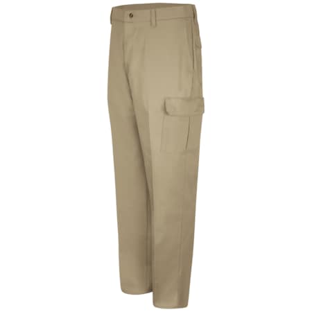 Red Kap Mns Khaki Cargo Pant W/Snaps Mtr Fl PC76KH 42 30