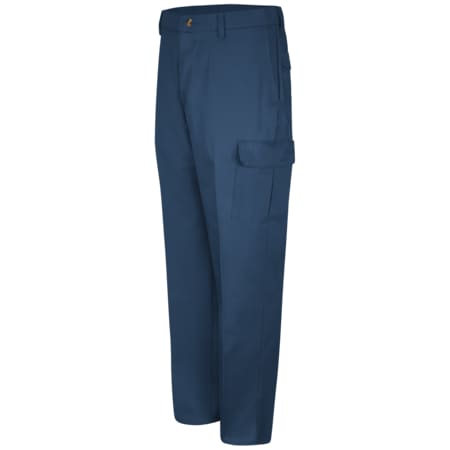 Red Kap Mns Navy Cargo Pant W/Snaps Mtr Fl PC76NV 46 34