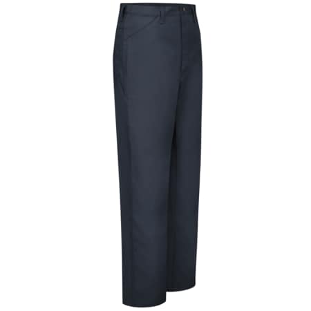 Red Kap Men's Duck Dungaree - Navy, 34 in, Navy, Cotton/Polyester PD30ND 34 32