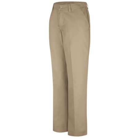 Red Kap Women's Women's Dura-Kap Industrial Pant, 10, Khaki, Cotton/Polyester PT21KH 10 28