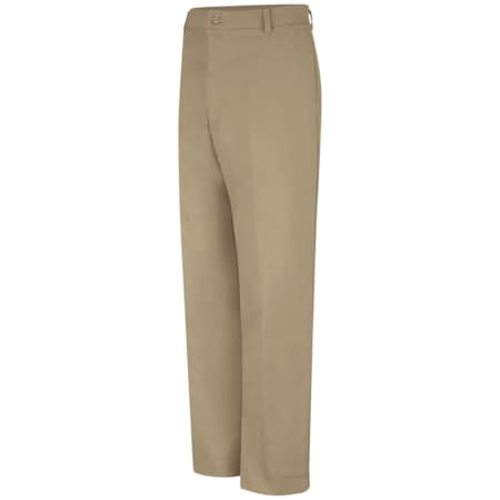 Red Kap Men's Mens Workpant With Cellphone Pkt, 42 in, Khaki, Cotton/Polyester PT2CKH 42 34