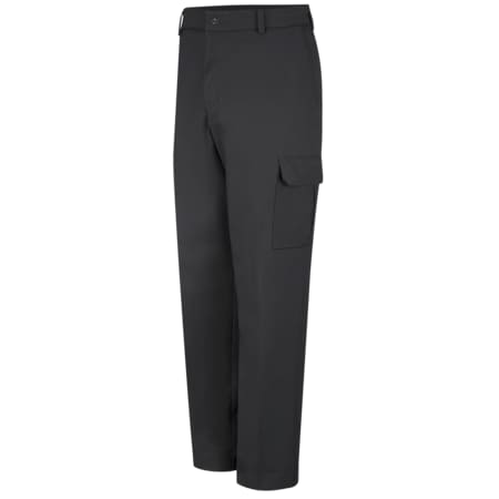Red Kap Mns Blk Cargo Pant W/Snaps Miters PT88BK 48 32