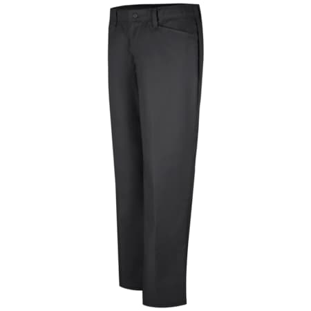 Red Kap Women's Women's WorknMotion Pants, 16, Black, Cotton/Polyester PZ33BK 16 32