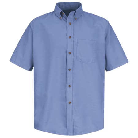 Red Kap Mns Ss Button Down Poplin Shirt, Lb, XL SP80LB SSLXL | Zoro