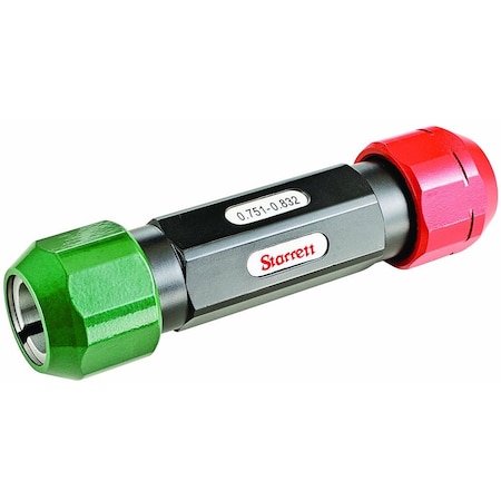 Starrett Color Code Go/No-Go Gage Hndl, .751-.832" PT45832