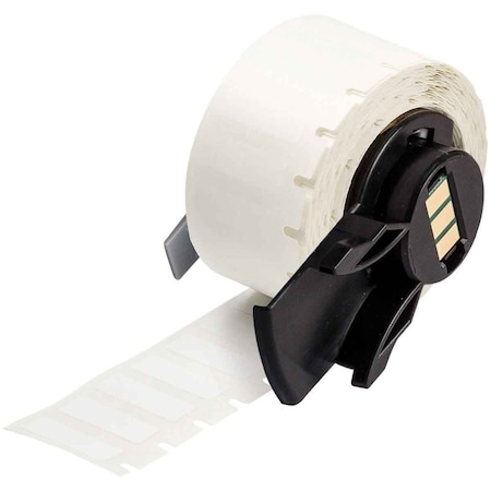 Brady Pre-Cut Label Stock Roll, White, Gloss M6-15-423