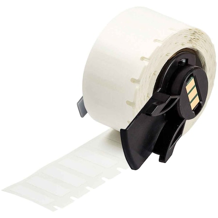 Brady Wraparound Label, White, Vinyl, 1 in W M6-16-498