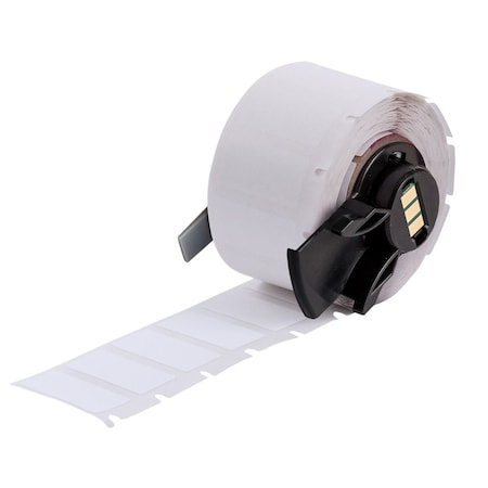 Brady Pre-Cut Label Stock Roll, White, Matte M6-17-489
