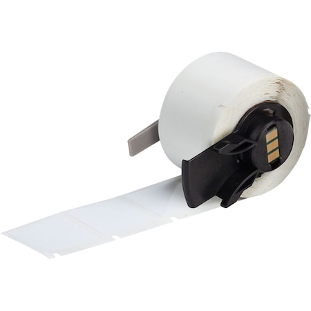 Brady Pre-Cut Label Stock Roll, White, Gloss M6-19-422