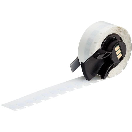 Brady Pre-Cut Label Stock Roll, White, Gloss M6-1-473