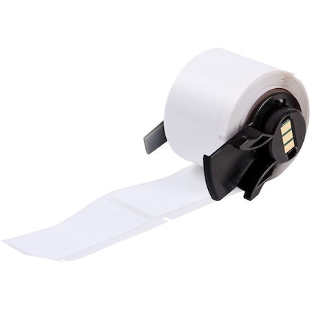 Brady Pre-Cut Label Stock Roll, White, Matte M6-20-351