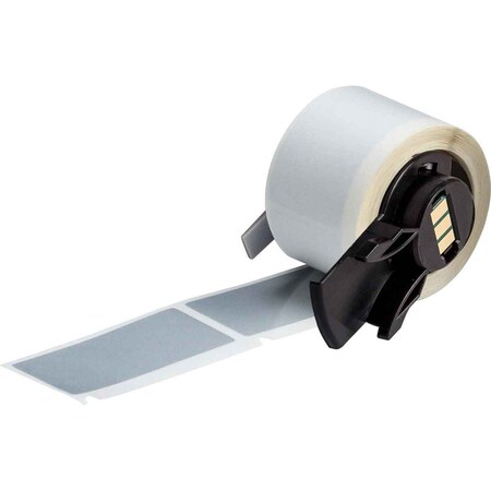 Brady Pre-Cut Label Stock Roll, Silver, Gloss M6-20-362