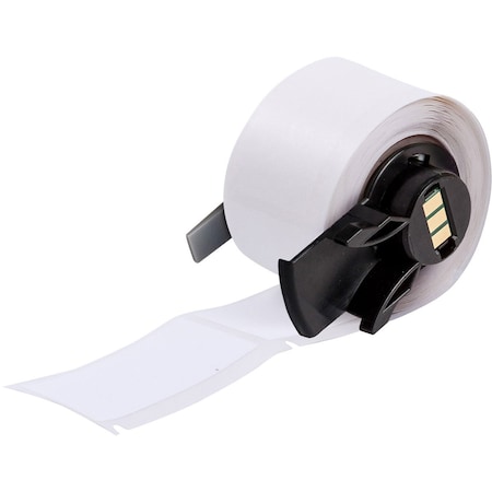 Brady Pre-Cut Label Stock Roll, White, Matte M6-20-489