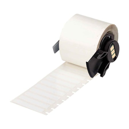 Brady Pre-Cut Label Stock Roll, White, Gloss M6-25-423