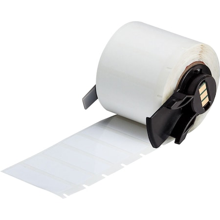 Brady Pre-Cut Label Stock Roll, White, Gloss M6-29-422